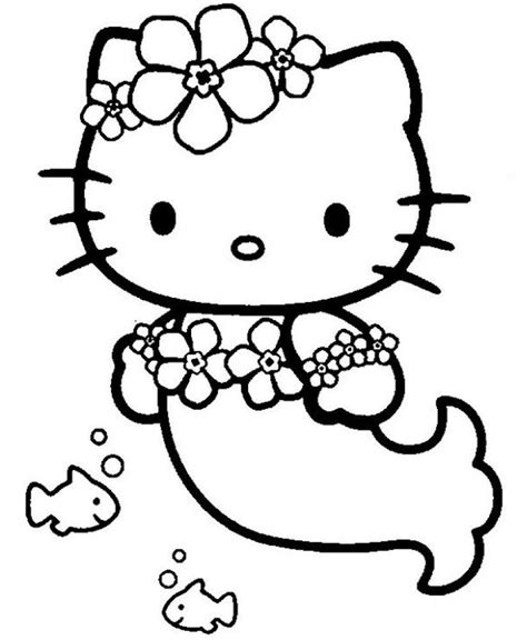 +22 Cat Mermaid Coloring Page References | PeepsBurgh.Com