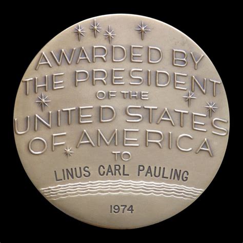 National Medal of Science, 1974, Awarded by Gerald R. Ford, President ...