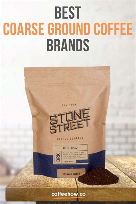 Coarse Ground Coffee Brands | Coarse ground coffee, Making cold brew coffee, Coffee branding