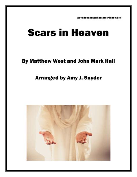 Scars In Heaven (arr. Amy J. Snyder) by Casting Crowns Sheet Music for ...