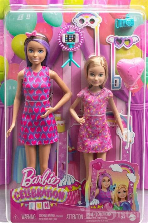 Barbie Celebration Fun Birthday Capsule Skipper & Stacie Doll 2-Pack| Lemony Gem Toys Online