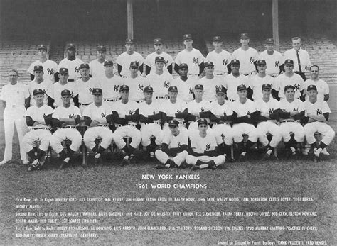 TheDeadballEra.com :: 1961 YANKEES TEAM PHOTO