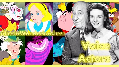 Voice Actors - Alice In Wonderland 1951 - YouTube