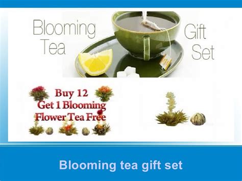 Blooming tea gift set blooming teas