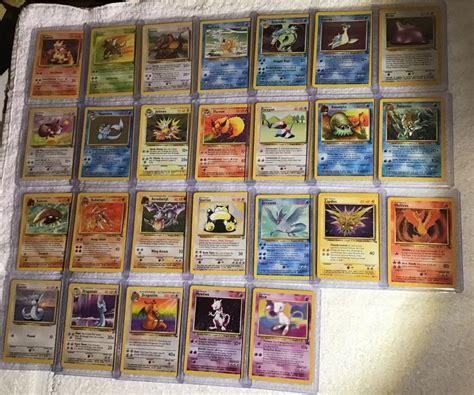 POKEMON 151 Set Complete 151 Original Base Set Jungle Set Fossil Set VINTAGE Cards Holo ...