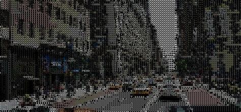 Art in the age of ones and zeros: ASCII art