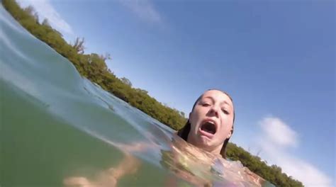 Watch A Woman Freak Out Around A Manatee