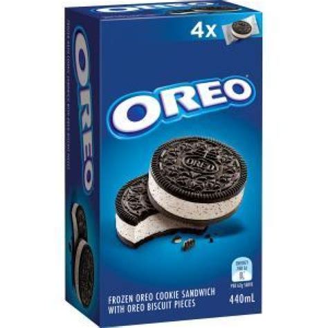 Oreo Ice Cream Sandwich Cookie 440ml Reviews - Black Box