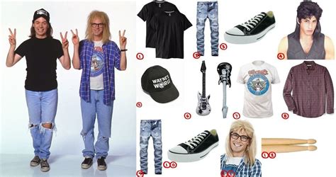 Dress Like Wayne & Garth (Wayne’s World) Costume for Cosplay & Halloween