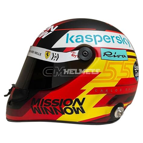 CARLOS SAINZ 2021 F1 REPLICA HELMET FULL SIZE | CM Helmets