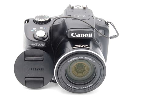 Canon PowerShot SX50 HS 12.1 MP 50x ZOOM Lens Digital Camera Black ...