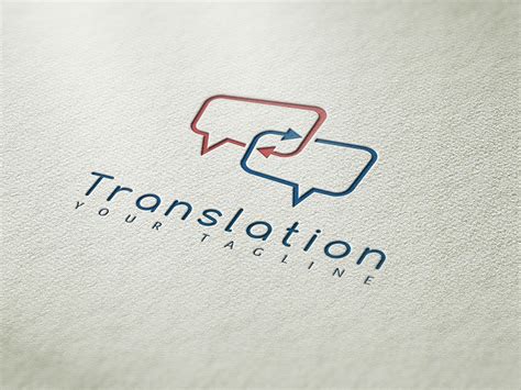 Translation - Logo Template | Logo templates, Logo word, Logo design