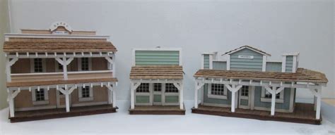 Custom Made Wooden G Scale Buildings (3) | eBay