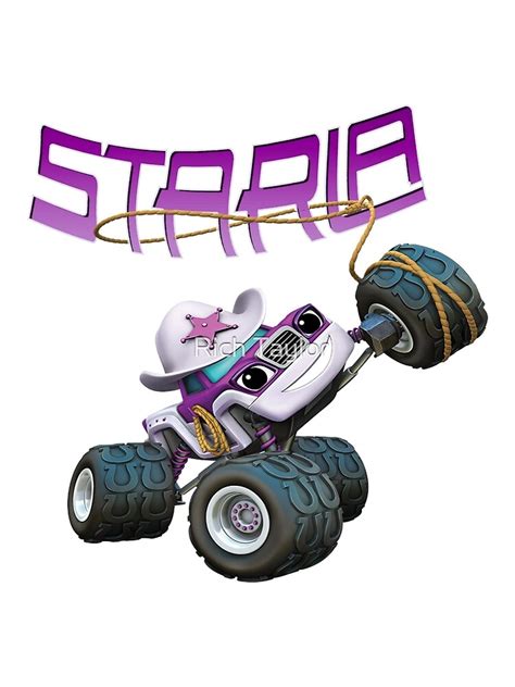 "STARLA - BLAZE AND THE MONSTER MACHINES" by Rich Taylor | Redbubble