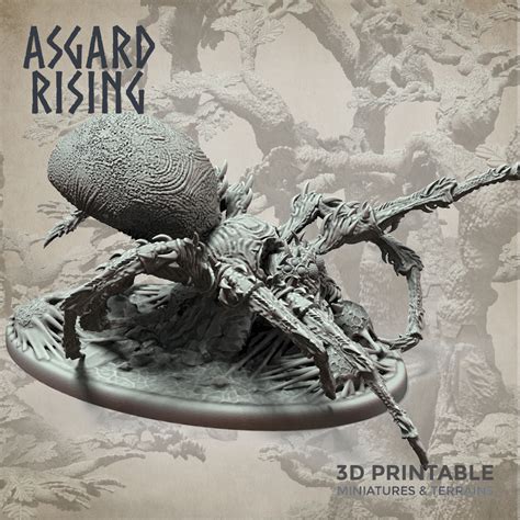 Giant Spider Modular Set - Asgard Rising Miniatures - Wargaming D&D Dn ...