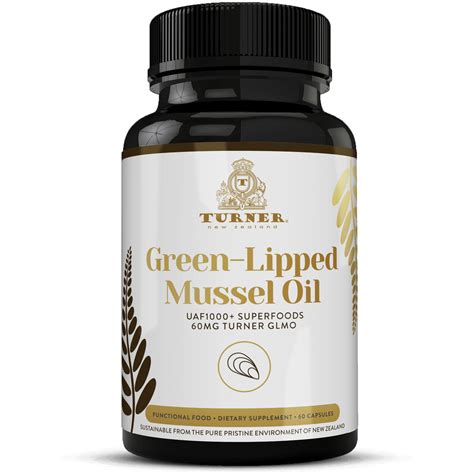 Green-lipped mussel oil capsules & supplements – TURNER New Zealand