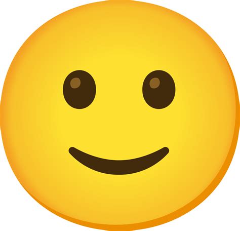 "slightly smiling face" Emoji - Download for free – Iconduck