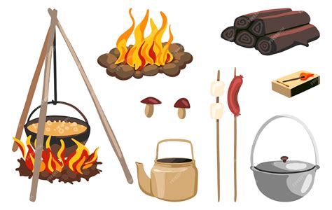 Clipart Camping Cooking Gear