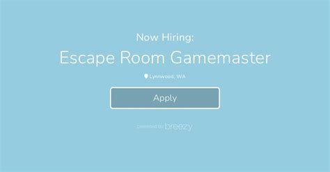 Escape Room Gamemaster at Kryptoscape