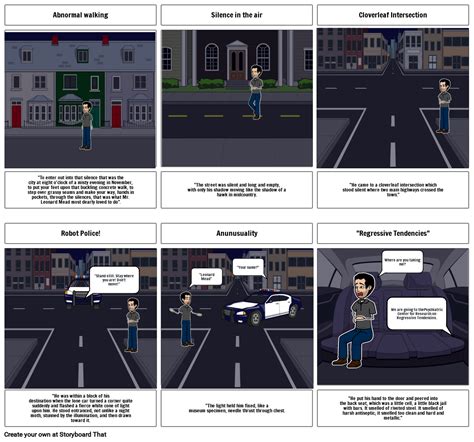 The Pedestrian Storyboard by 4d13cdfb