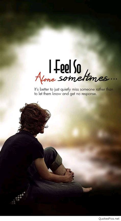 Boy Sitting Alone Wallpapers Quotes Pics Dp Wallpaper - Feel So Alone ...