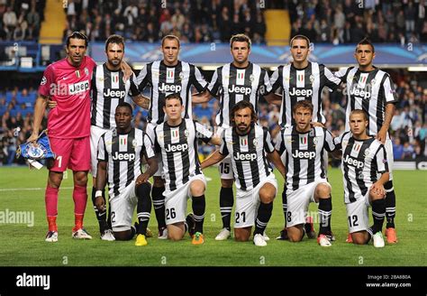 Juventus players pose for a team photograph Stock Photo - Alamy