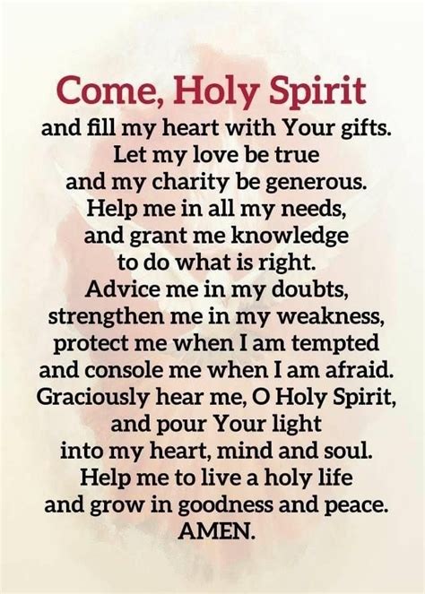 Invoking the Holy Spirit: A Powerful Prayer