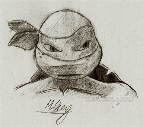 TMNT 2012 - Mikey practice by Angi-Shy on DeviantArt