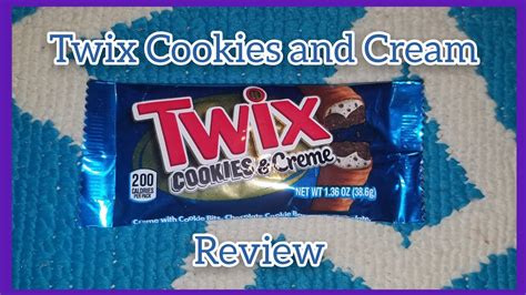 Cookies and Cream Twix Review 🍪🍧🤔 - YouTube