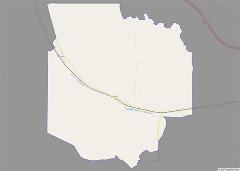 Map of Parkman CDP, Wyoming - Thong Thai Real