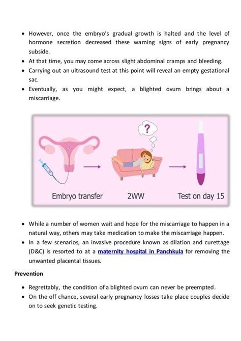 Blighted ovum its peculiarity, causes, symptoms, and prevention