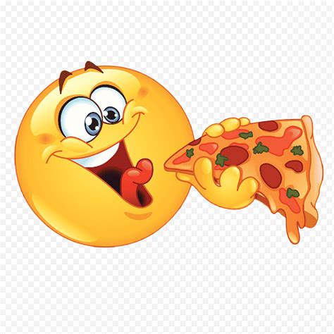 Carita Sonriente, Pizza, Emoticono, Emoji, Comida, Para Llevar, Emoticones png | Klipartz