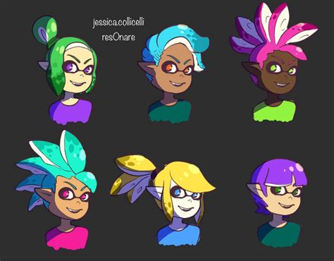 Inkling Hairstyles | Splatoon Amino