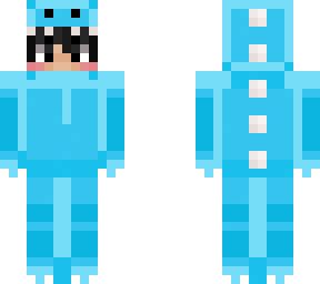 aqua boy dinosaur blue | Minecraft Skins