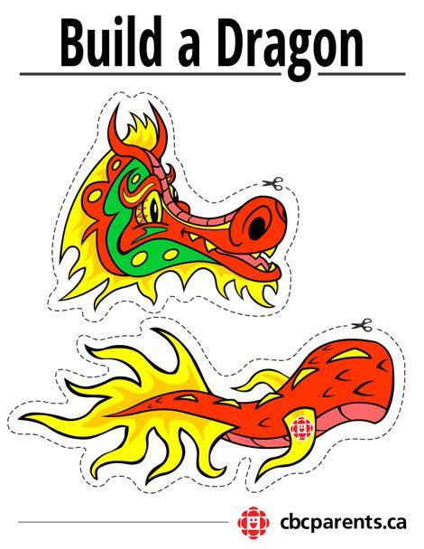 Printable Dragon Craft for Lunar New Year | CBC Parents | Chinese new ...