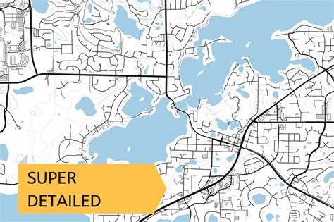 Printable Map of Prior Lake Minnesota United States | Etsy