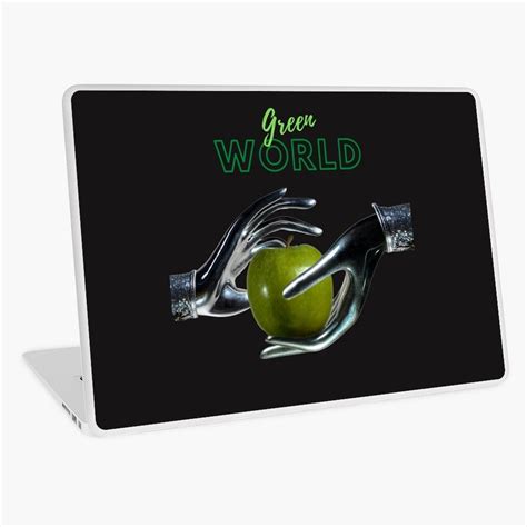 Green World Laptop Skin by Diamonyd | Laptop skin, Laptop skin design ...