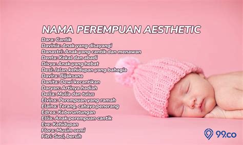 450 Nama Perempuan Aesthetic dan Artinya, Unik nan Langka!