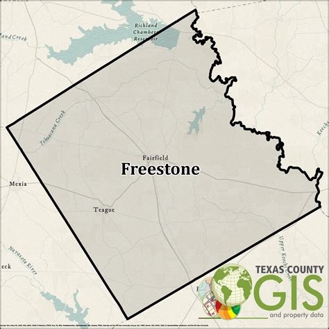 Freestone County GIS Shapefile and Property Data - Texas County GIS Data