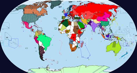 World Political Map 1980 - United States Map