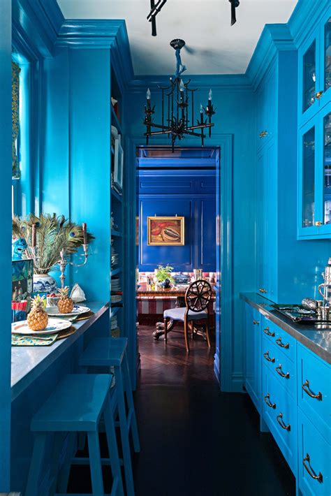 Step Inside the Jewel-Toned New York Home of Our Dreams Baby Blue Bedrooms, Blue Rooms, Blue ...