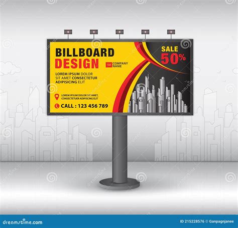 Billboard Design Template, Advertisement, Banner Design for Outdoor ...