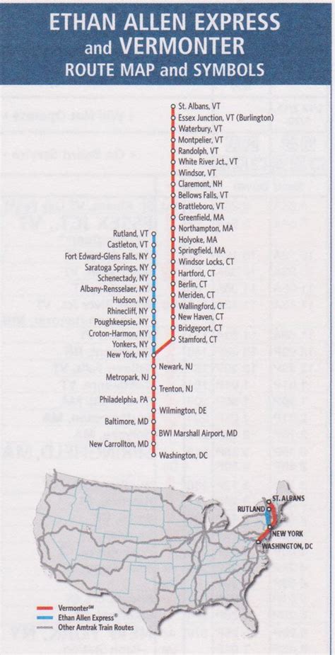 Amtrak Vermonter 2016 Map | roadandrailpictures | Flickr