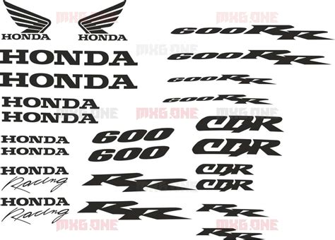 Honda CBR-600-RR 24-STICKER stickers set - MXG.ONE - Best moto decals