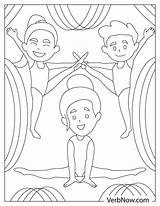 Trapeze Coloring Pages sketch template