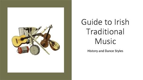 Guide to Irish Traditional Music History and Dance