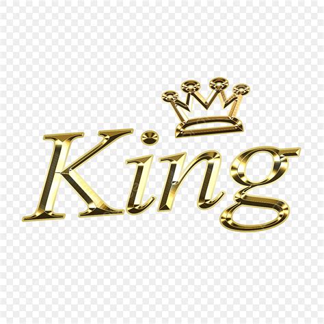 Font Psd PNG Transparent, Download Png Psd King Golden Style Font Design, Queen Gold, Couple ...