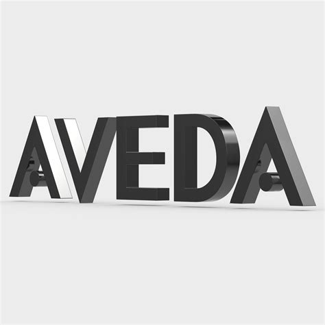 Aveda Logo - 3D Print Model by 3d_logoman