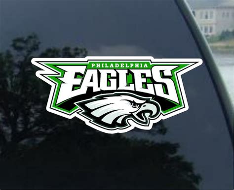 PHILADELPHIA EAGLES Vinyl Decal Car Window Mirror Bumper | Etsy