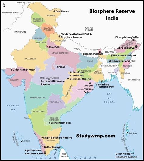 Biosphere Reserves in India (Complete State-wise List) - Study Wrap